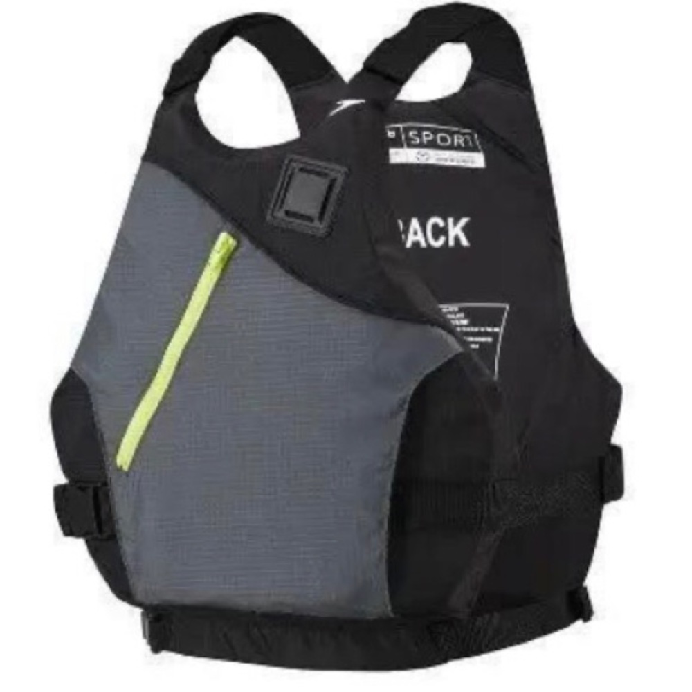Speedo Adult Unisex Black , Gray and Green Sport Life Vest Size XXL